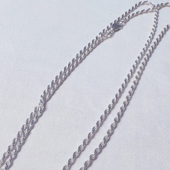 Silver 30" necklace chain 925 - Picture 2 of 6